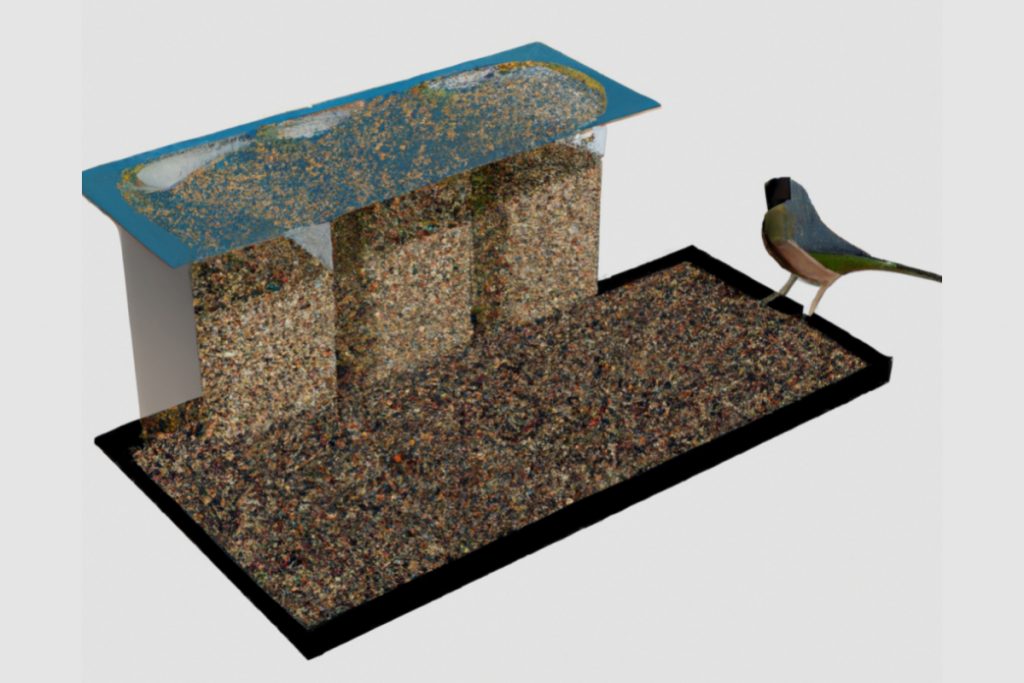 Why is it important to store bird seed properly