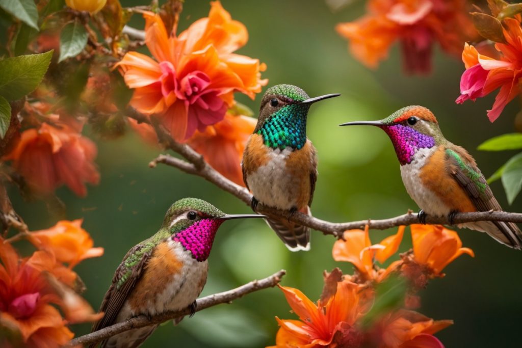 Common Species of Hummingbirds in North America