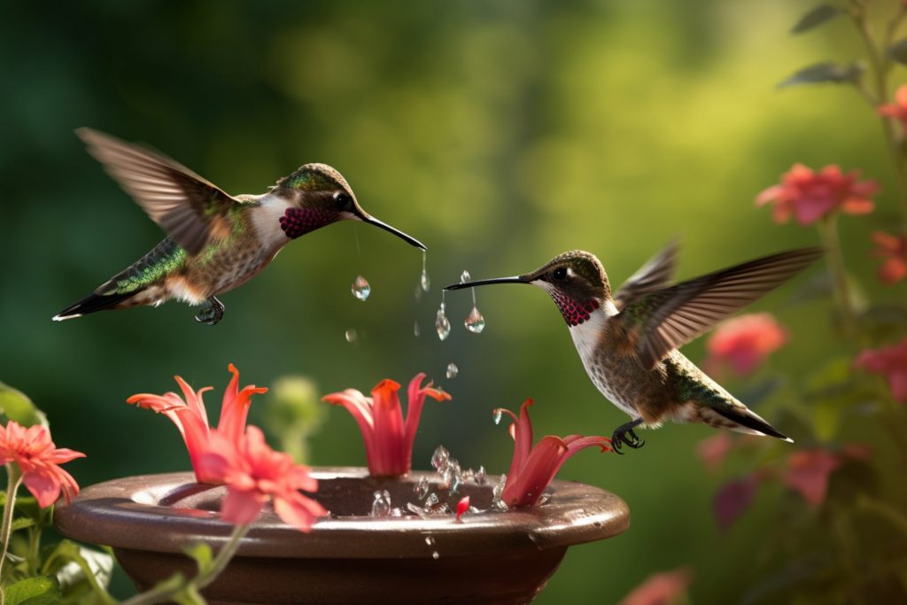 How to Stop Hummingbirds from Fighting Over Feeders