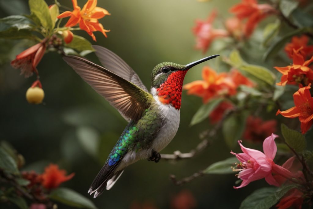 Darting Flight Allows Hummingbirds to Forage Efficiently and Evade Predators - Hummingbird Behaviors