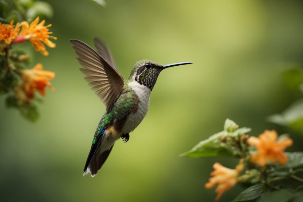 Hummingbirds Click Their Wings to Signal Without Song