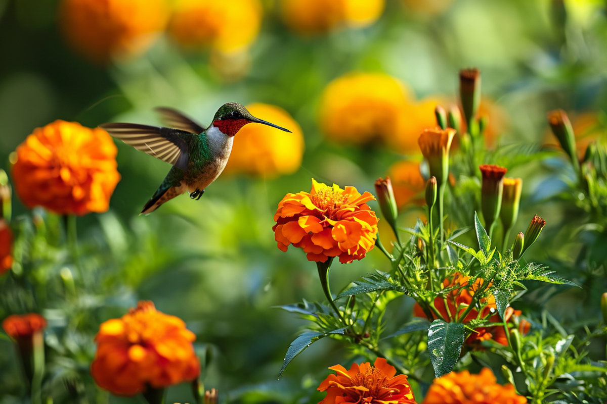 Do Hummingbirds Like Marigold Flowers - Discover All You Need To Know