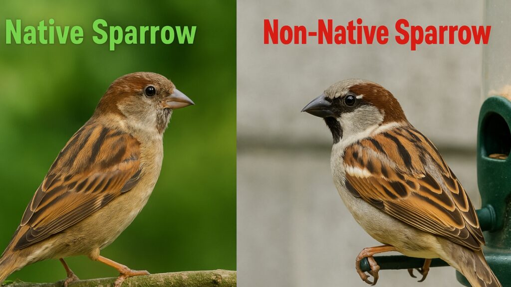 Native Sparrow vs. Non-Native Sparrow